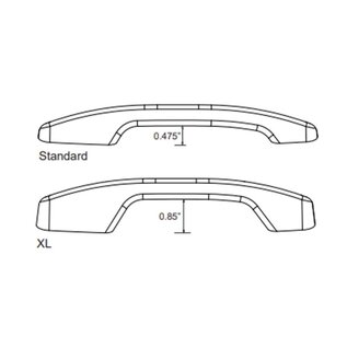 Lokar Billet Exterior 12 Volt Door Handles - XL Size - 10° Mounting Surface Angle