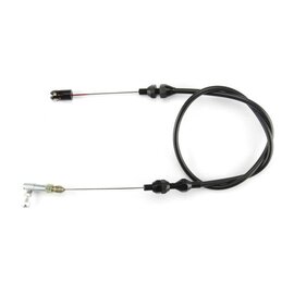 Lokar Standard Hi-Tech Throttle Cable - Black Fittings - Black Housing