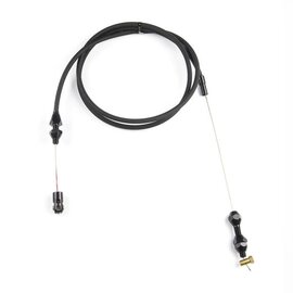 Lokar GM Tuned Port '85-'91 & '92-'97 LT1/LT4 Throttle Cable - Black Fittings - Black SS Housing