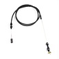 Lokar GM Tuned Port '85-'91 & '92-'97 LT1/LT4 Throttle Cable - Black Fittings - Black SS Housing -