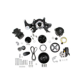Holley Holley Big Block Chevy Mid-Mount Complete Accessory System Black -  20-242BK