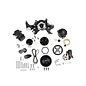 Holley Holley Big Block Chevy Mid-Mount Complete Accessory System Black -  20-242BK