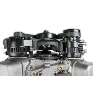 Holley Holley Big Block Chevy Mid-Mount Complete Accessory System Black -  20-242BK