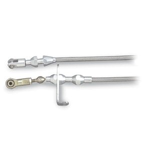 Lokar Blower Drive Throttle Cable 36" Polished Fittings Stainless Housing