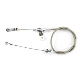 Lokar Inglese Fuel Injection Throttle Cable - Polished Fittings - SS Housing