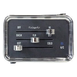 Vintage Air 1960-63 Chevrolet Pickup SureFit™ Control Panel Kit - Chrome - 474262