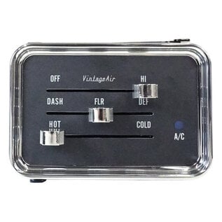 Vintage Air 1960-63 Chevrolet Pickup SureFit™ Control Panel Kit - Chrome - 474262