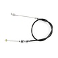 Lokar Borla 8 Stack Injection Throttle Cable - Polished Fittings - Black Housing  -