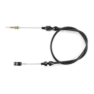 Lokar Blower Drive Throttle Cable - Black Fittings - Black Housing