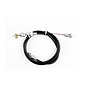 Lokar Borla 8 Stack Injection Throttle Cable - Alum Fittings - Black Housing