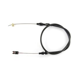 Lokar Borla 8 Stack Injection Throttle Cable - Black Fittings - Black Housing