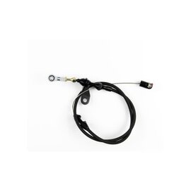 Lokar Inglese Fuel Injection Throttle Cable - Black Fittings - Black SS Housing