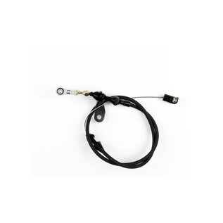 Lokar Inglese Fuel Injection Throttle Cable - Black Fittings - Black SS Housing