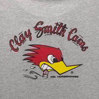 Clay Smith Cams CS 04Y - Mr Horsepower Youth T-Shirt - Gray