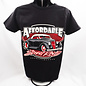 Affordable Street Rods RP 02A - ASR Original Logo w/Small Pinstripe Front - Ladies V-Neck