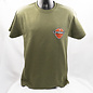 Affordable Street Rods RP 22 - ASR '34 Roadster Design on Military Green T-Shirt