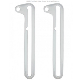 Vintique, Inc. 1928-31 Ford Car & Pickup Chrome Windshield Slide Arms - A-45463-S