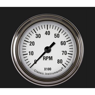 Classic Instruments 2" Tach - White Hot - WH183SLF