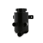 Holley Power Steering Remote Reservoir - Black Aluminum with Bracket - 198-212