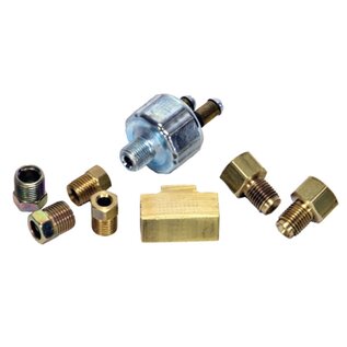 Master Power Brakes Hydraulic Brake Light Switch Kit  (Includes switch, "T", and fittings) - HW2003