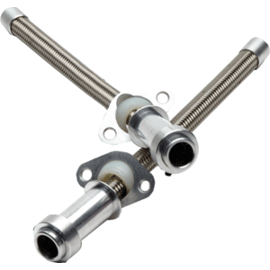 Electric Life Billet Wire Looms - Suicide Style Hinges with Slip-On Collars - 94202