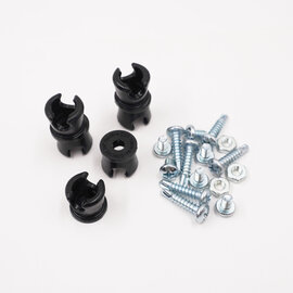 Notchead 1/4" Hard Line Clamp Kit - 6 pack - 1416-6