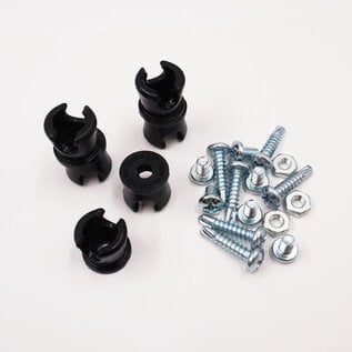 Notchead 1/4" Hard Line Clamp Kit - 6 pack - 1416-6