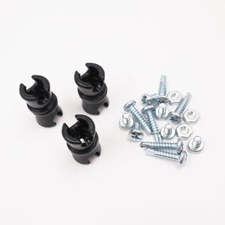 Notchead 1/4" Hard Line Clamp Kit - 6 pack - 1416-6