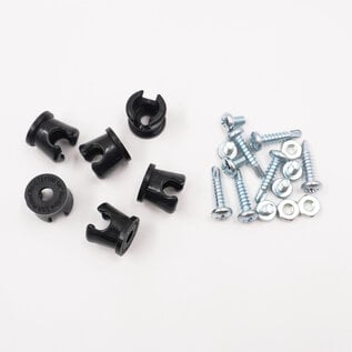 Notchead 1/4" Hard Line Clamp Kit - 6 pack - 1416-6