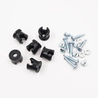 Notchead 1/4" Hard Line Clamp Kit - 6 pack - 1416-6