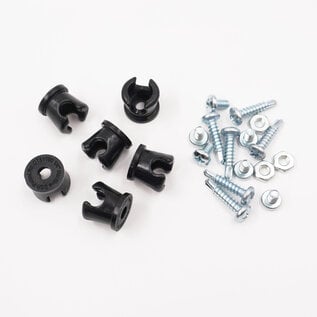 Notchead 1/4" Hard Line Clamp Kit - 6 pack - 1416-6