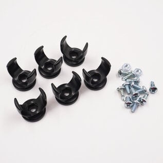 Notchead 3/4" Heater Hose and #10 AC Line Clamps - 6 pack - 3120-6