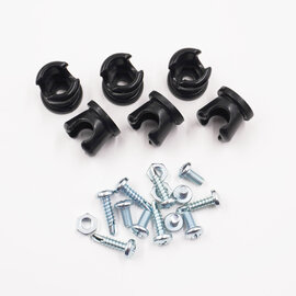 Notchead 3/8" Hard Line Clamp Kit - 6 pack - 1616-6