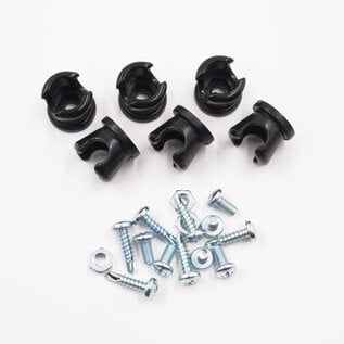 Notchead 3/8" Hard Line Clamp Kit - 6 pack - 1616-6