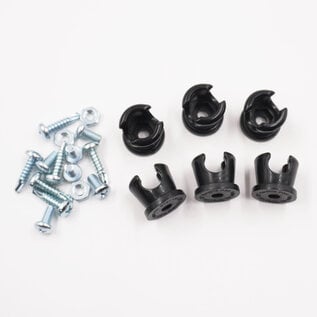 Notchead 3/8" Hard Line Clamp Kit - 6 pack - 1616-6