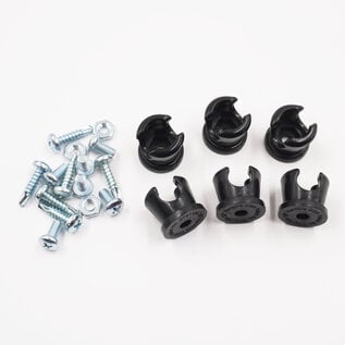 Notchead 3/8" Hard Line Clamp Kit - 6 pack - 1616-6