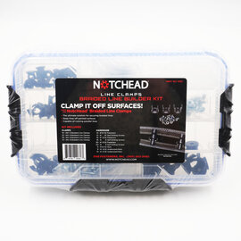 Notchead Builder Kit - AN Braided Line Clamps - 60 pack - 2100