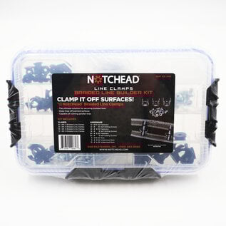 Notchead Builder Kit - AN Braided Line Clamps - 60 pack - 2100