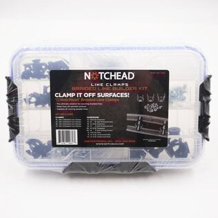 Notchead Builder Kit - AN Braided Line Clamps - 60 pack - 2100