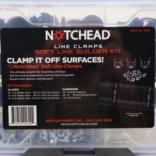 Notchead Builder Kit - Soft Line Clamps - 48 pack - 3300