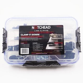 Notchead Shop Kit of Hard Line Clamps - 60 pack - 1100