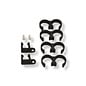 Bowler Transmission Bowler Dual 5/8" Heater Hose Organizer Clips - Set of 4 Clips - 8000022
