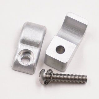 Pure Choice Motorsports Billet Aluminum Non-Floating Single #6 Reduced Barrier A/C Line Clamp - .540" -8103