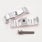 Pure Choice Motorsports Billet Aluminum Non-Floating Double #10 Reduced Barrier A/C or Heater Line Clamp - .750" x .750" - 8205