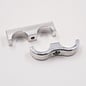 Pure Choice Motorsports Billet Aluminum Non-Floating Double 5/8" Heater Line Clamp - .875" x .875" - 8206