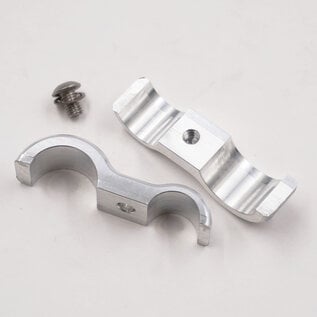 Pure Choice Motorsports Billet Aluminum Floating Double #6 & #10 Reduced Barrier A/C Line  Separator - .750" x .540" - 8302