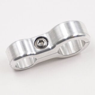 Pure Choice Motorsports Billet Aluminum Floating Double #6 & #10 Reduced Barrier A/C Line  Separator - .750" x .540" - 8302