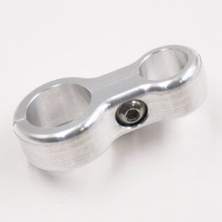 Pure Choice Motorsports Billet Aluminum Floating Double #6 & #10 Reduced Barrier A/C Line  Separator - .750" x .540" - 8302