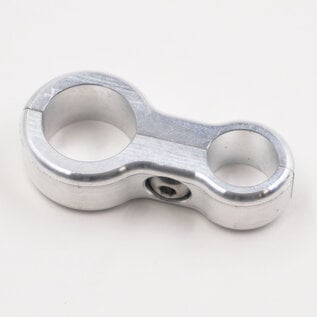 Pure Choice Motorsports Billet Aluminum Floating Double #6 & #10 Reduced Barrier A/C Line  Separator - .750" x .540" - 8302