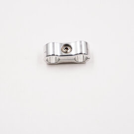 Pure Choice Motorsports Billet Aluminum Floating Double  -6AN PTFE Line Separator- .430" x .430" - 8303